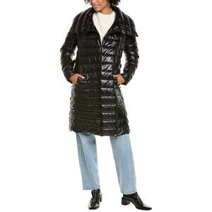 Via Spiga Belted Puffer Coat